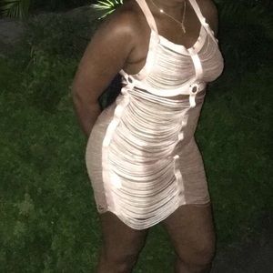 House of cb fringe dress